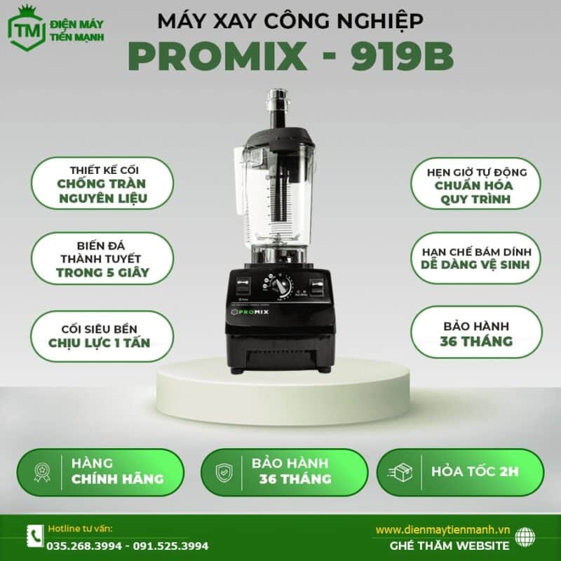 máy xay sinh tố công nghiệp promix PM911B