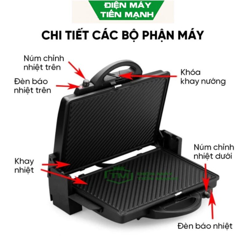 máy kẹp nóng bánh mì yili Y2688