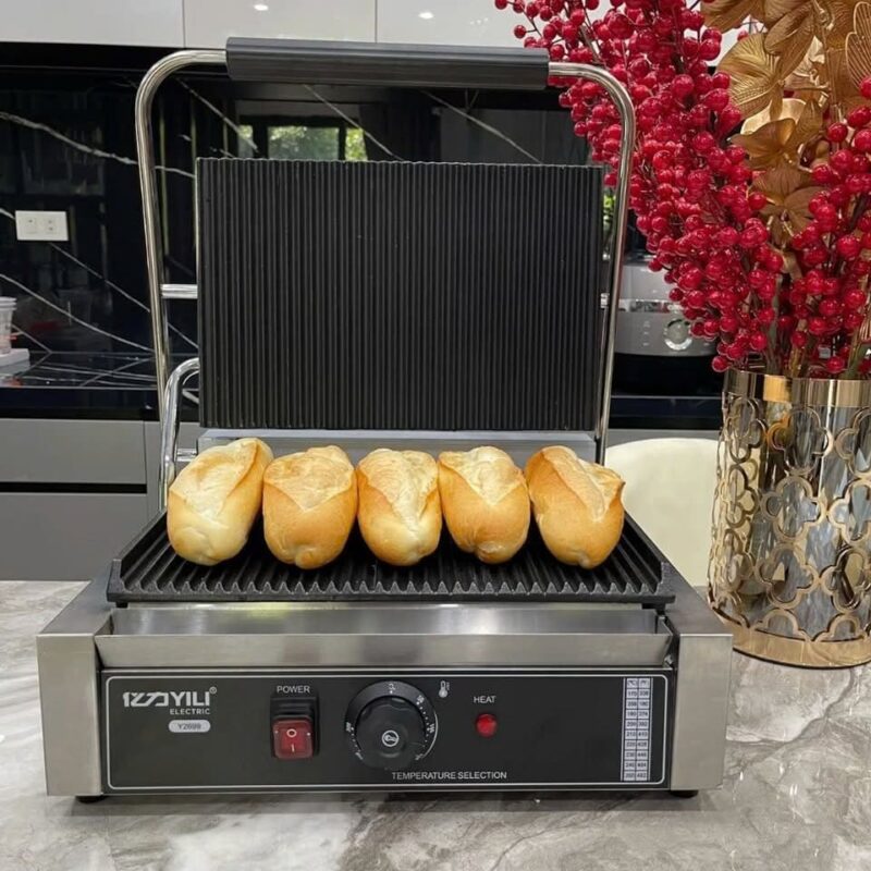Máy kẹp nóng bánh mì công nghiệp Y2699