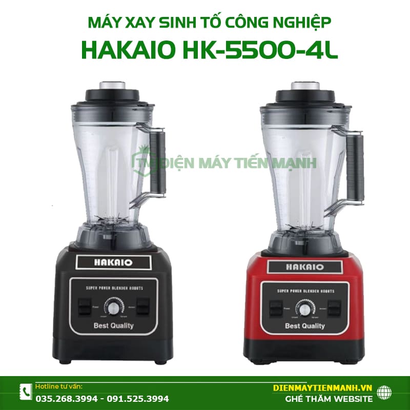 Máy xay sinh tố công nghiệp Hakaio Hk-5500-4L